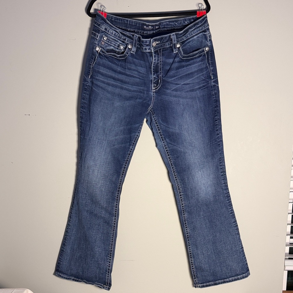 Miss Me Dark Blue Boot Cut Jeans